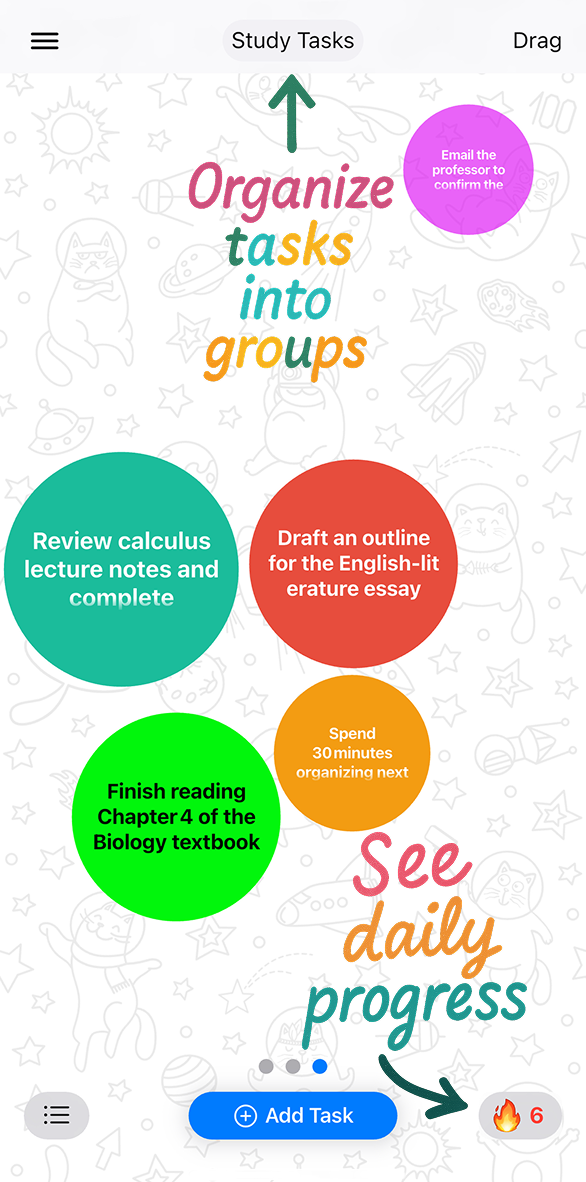 To-Do Bubbles: Minimalist To-Do List App | Simple Task Management